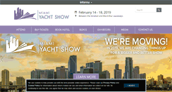 Desktop Screenshot of miamiyachtshow.com